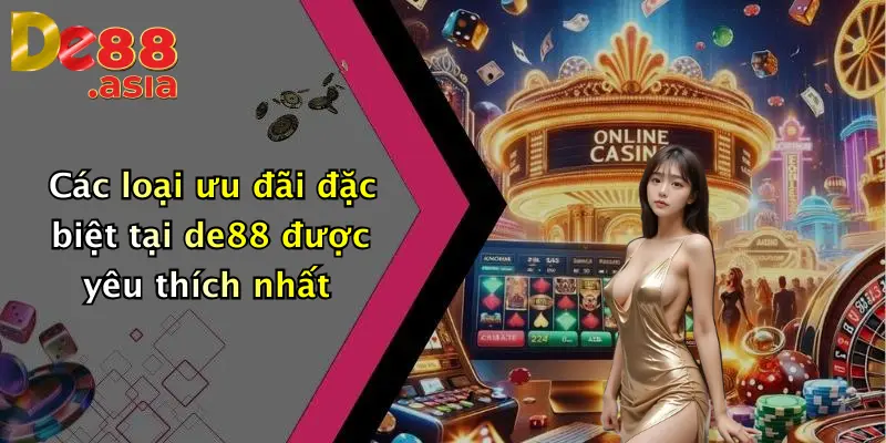 Các loại ưu đãi đặc biệt tại de88 được yêu thích nhất