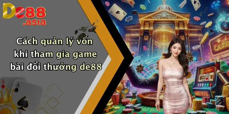 Cách quản lý vốn khi tham gia game bài đổi thưởng de88