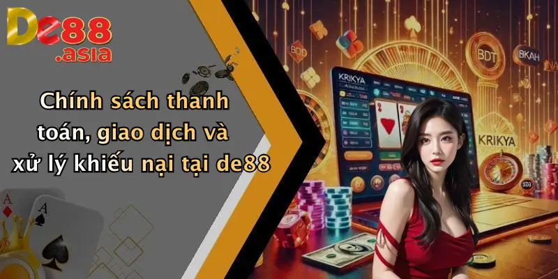Chính sách thanh toán, giao dịch và xử lý khiếu nại tại de88