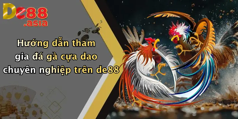 Hướng dẫn tham gia đá gà cựa dao chuyên nghiệp trên de88