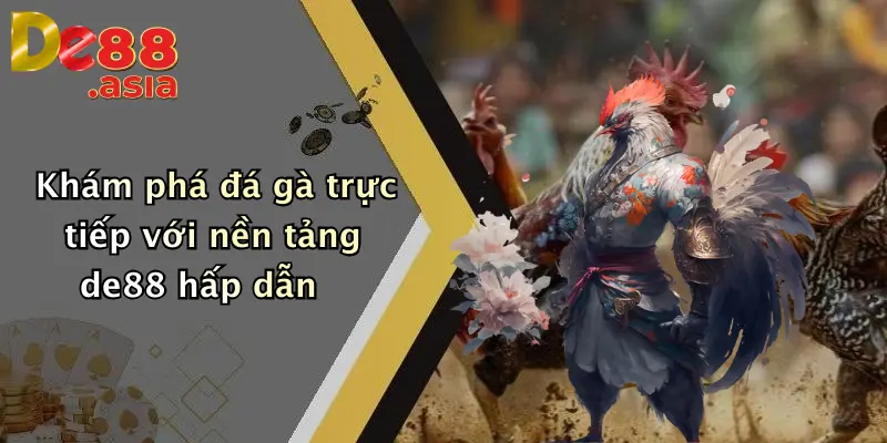 Khám phá đá gà trực tiếp với nền tảng de88 hấp dẫn
