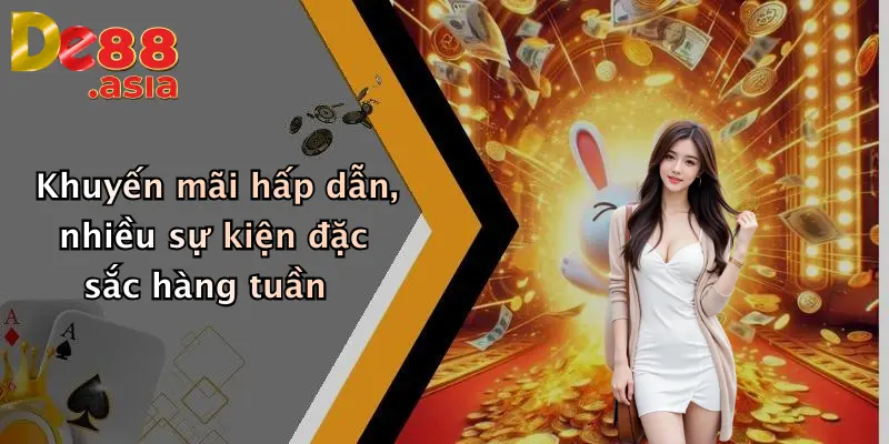 Khuyến mãi hấp dẫn, nhiều sự kiện đặc sắc hàng tuần