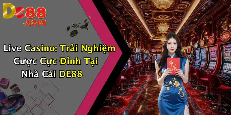Live Casino: Trải Nghiệm Cược Cực Đỉnh Tại Nhà Cái DE88