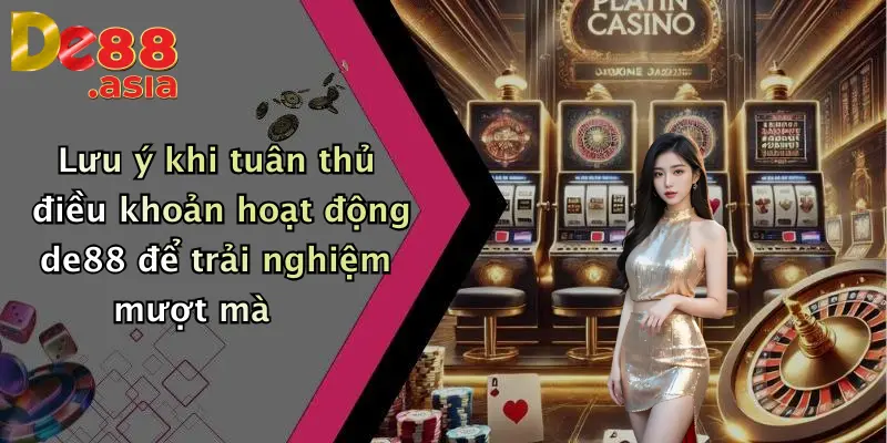 Lưu ý khi tuân thủ điều khoản hoạt động de88 để trải nghiệm mượt mà