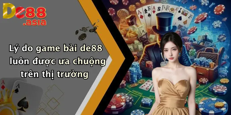 Lý do game bài de88 luôn được ưa chuộng trên thị trường