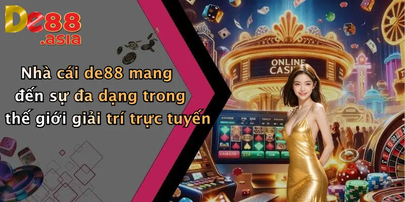 Nhà cái de88 mang đến sự đa dạng trong thế giới giải trí trực tuyến