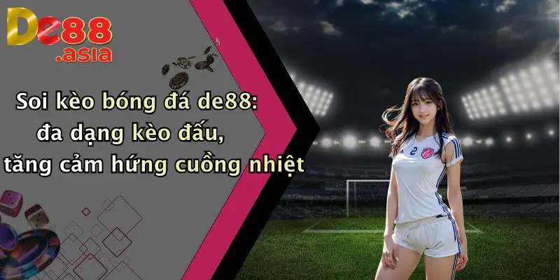 Soi kèo bóng đá de88: đa dạng kèo đấu, tăng cảm hứng cuồng nhiệt