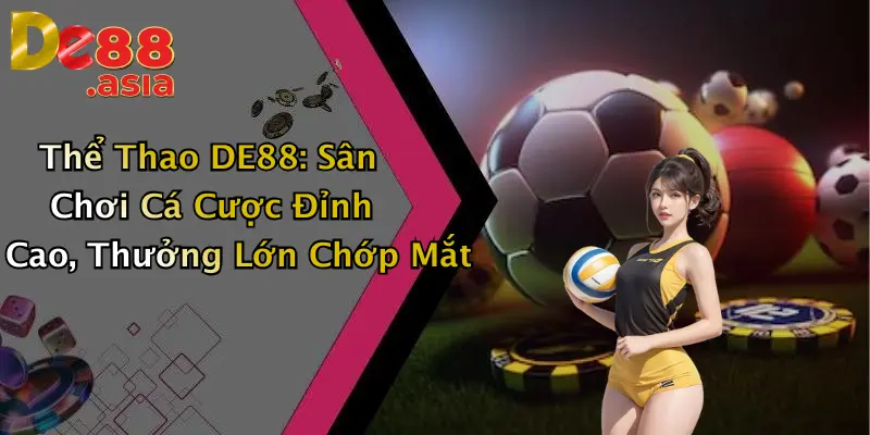 Thể Thao DE88: Sân Chơi Cá Cược Đỉnh Cao, Thưởng Lớn Chớp Mắt