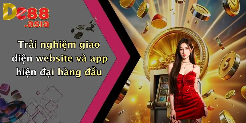 Trải nghiệm giao diện website và app hiện đại hàng đầu